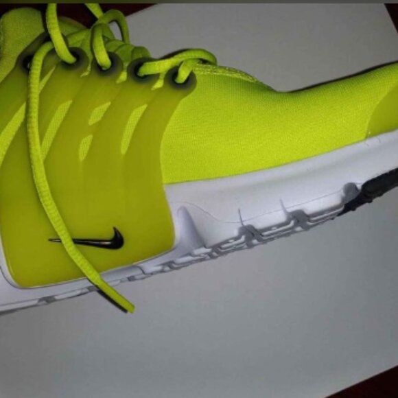Nike Shoes - Nike Presto (GS) Volt Black White Unisex Size 7Y